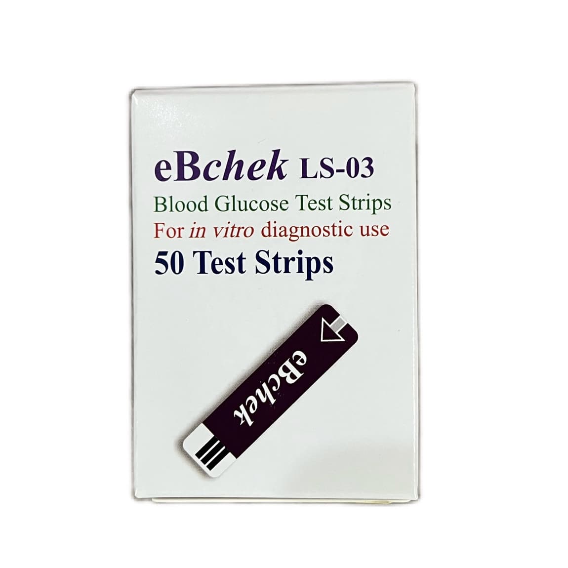 نوار تست قند خون ای بی چک مدل eBcheck