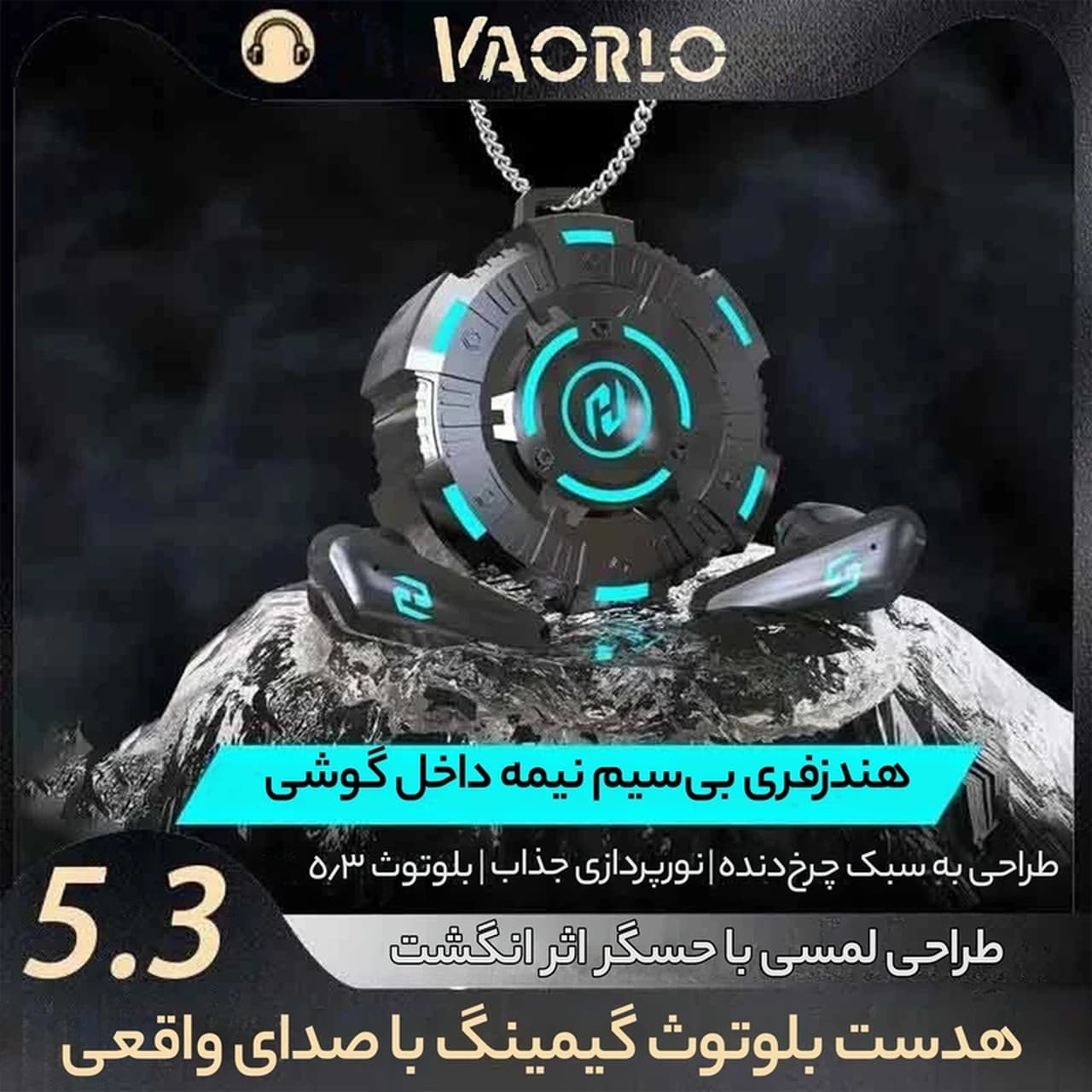 ایرفون بی سیم CYXG مدل X35 – مشکی – پک ضعیف – RH — تصویر ۶