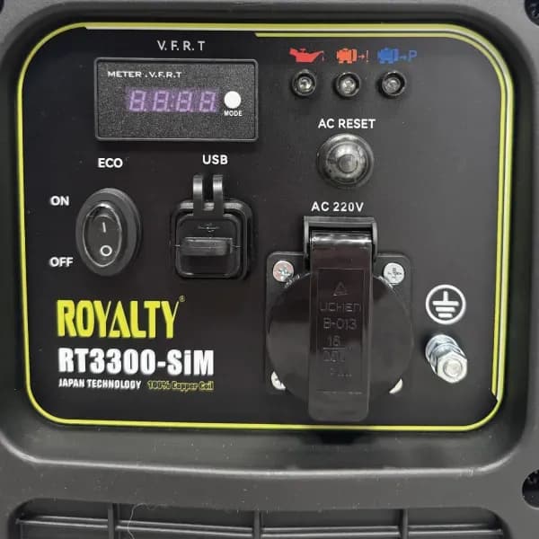 موتور برق بنزینی رویالتی 2.5 کیلووات مدل RT3300-SiM اینورتری سایلنت با تکنولوژی ژاپن — تصویر ۵