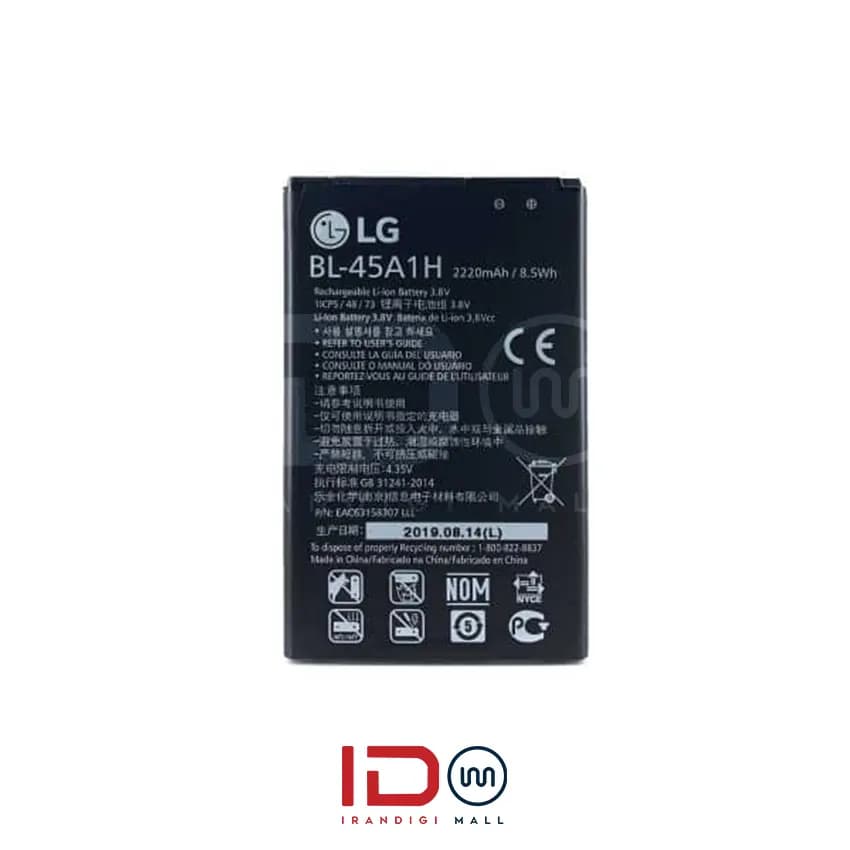 باتری اورجینال گوشی الجی مدل LG K10 2016 با یک سال گارانتی بی قید و شرط — تصویر ۲