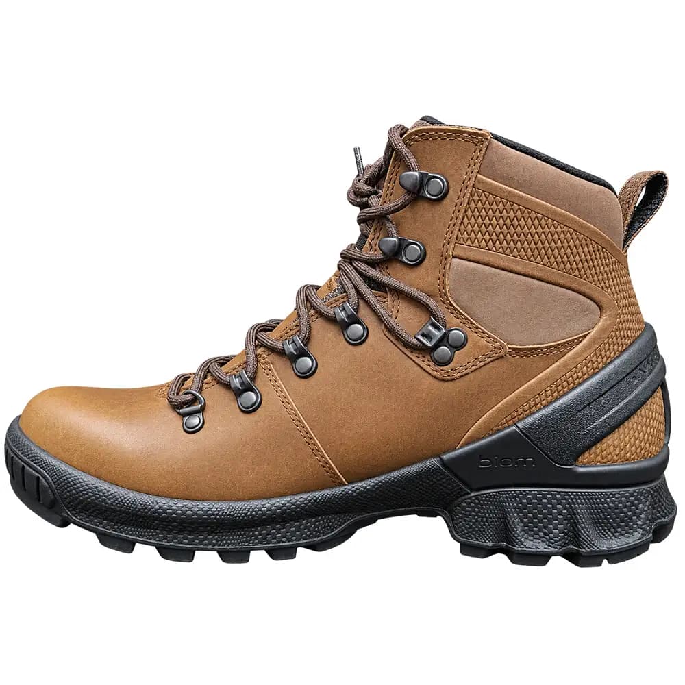 بوت چرمی اکو ECCO BIOM Leather Boot قهوهای — تصویر ۳