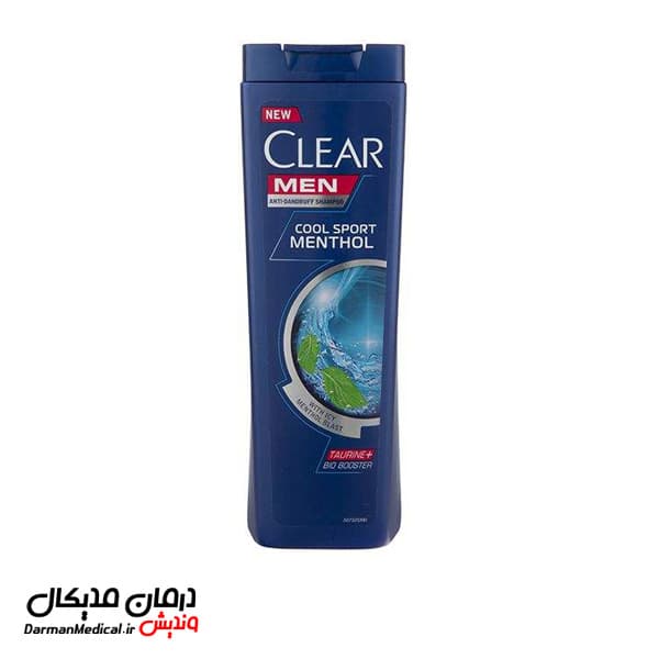 شامپو ضد شوره مردانه کلییر مدل Cool Sport Menthol حجم 400 میلی لیتر