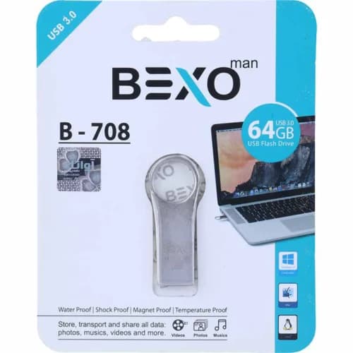 فلش 64 گیگ بکسومن B-708 USB3.0 — تصویر ۲