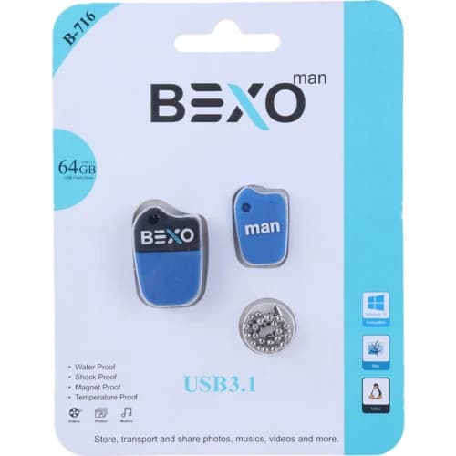 فلش 64 گیگ بکسومن B-716 USB3.1 — تصویر ۵