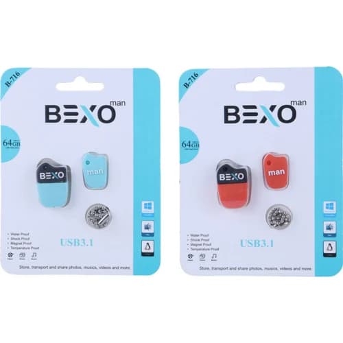 فلش 64 گیگ بکسومن B-716 USB3.1 — تصویر ۲