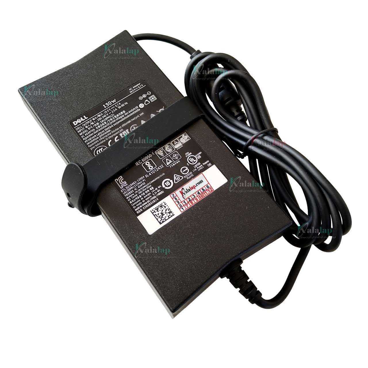 شارژر لپ تاپ دل 19.5 ولت 6.7 آمپر اسلیم 130W 4.5×3.0mm