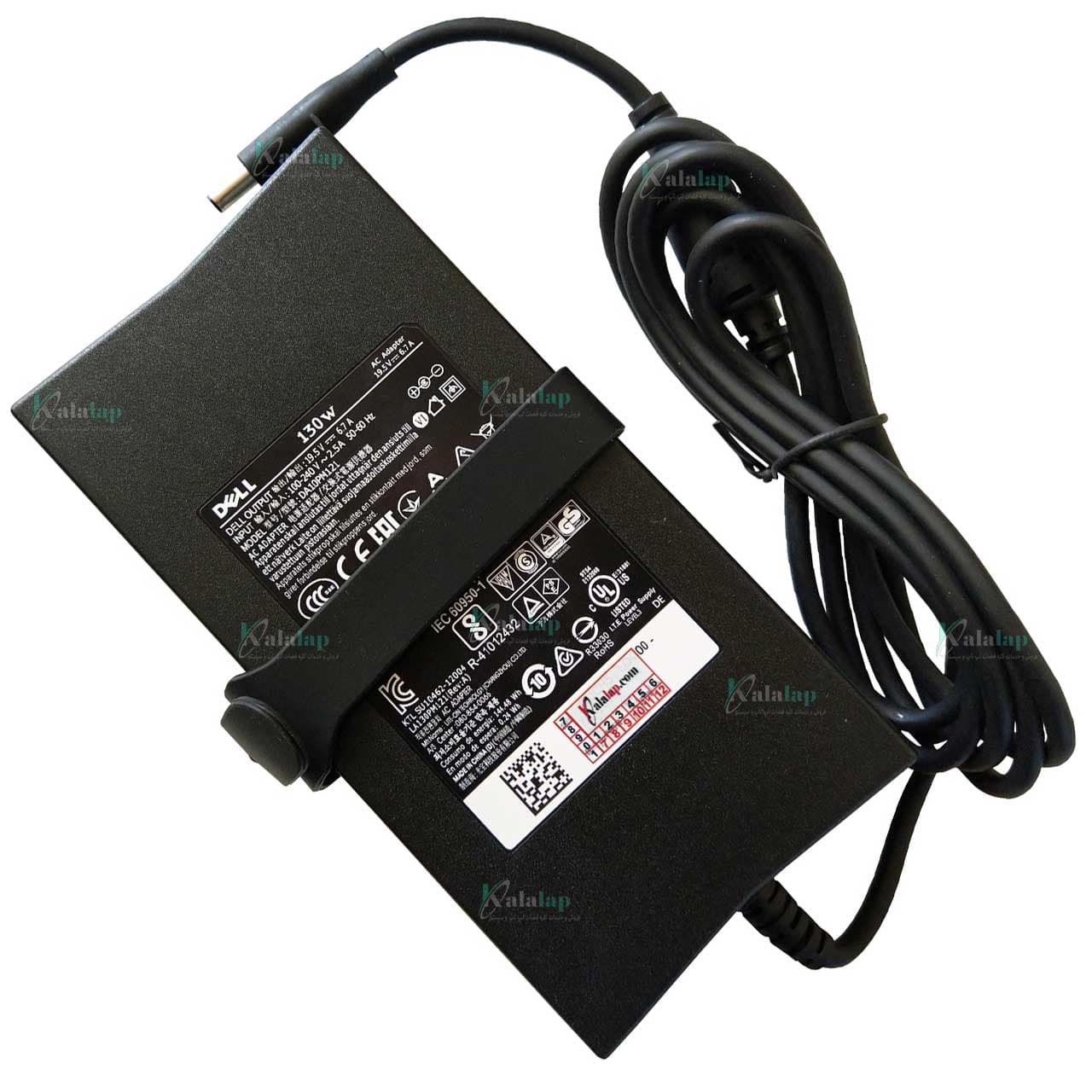 شارژر لپ تاپ دل 19.5 ولت 6.7 آمپر اسلیم 130W 4.5×3.0mm — تصویر ۵