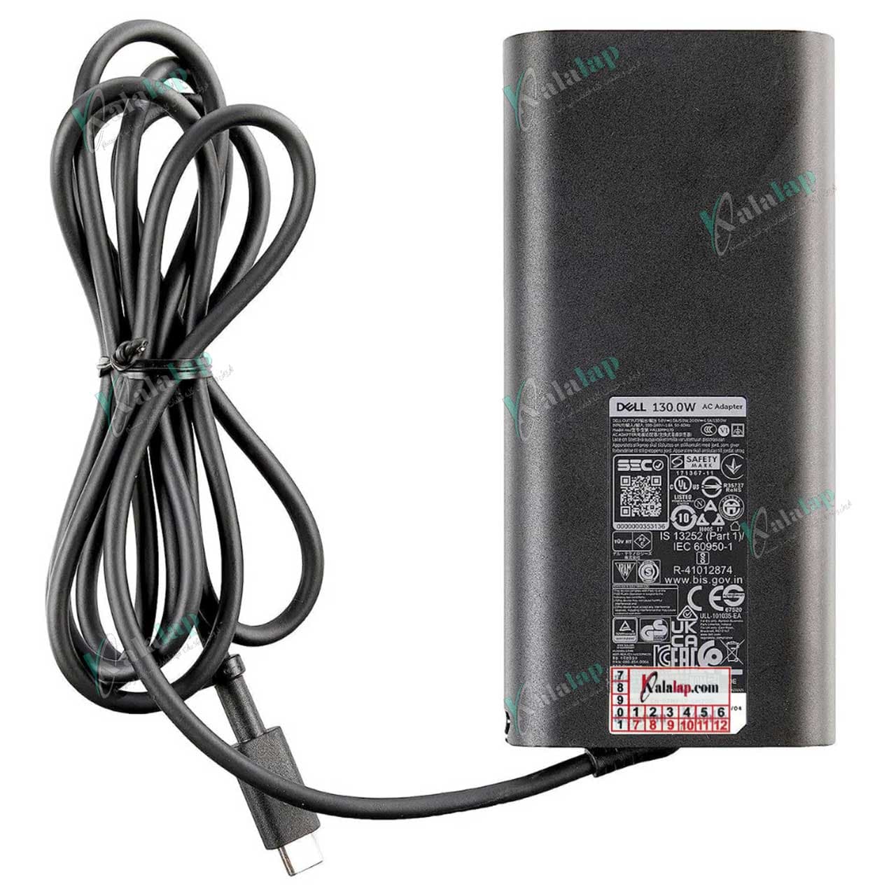 شارژر لپ تاپ دل DELL 130W 20V 6.5A USB TYPE-C — تصویر ۳