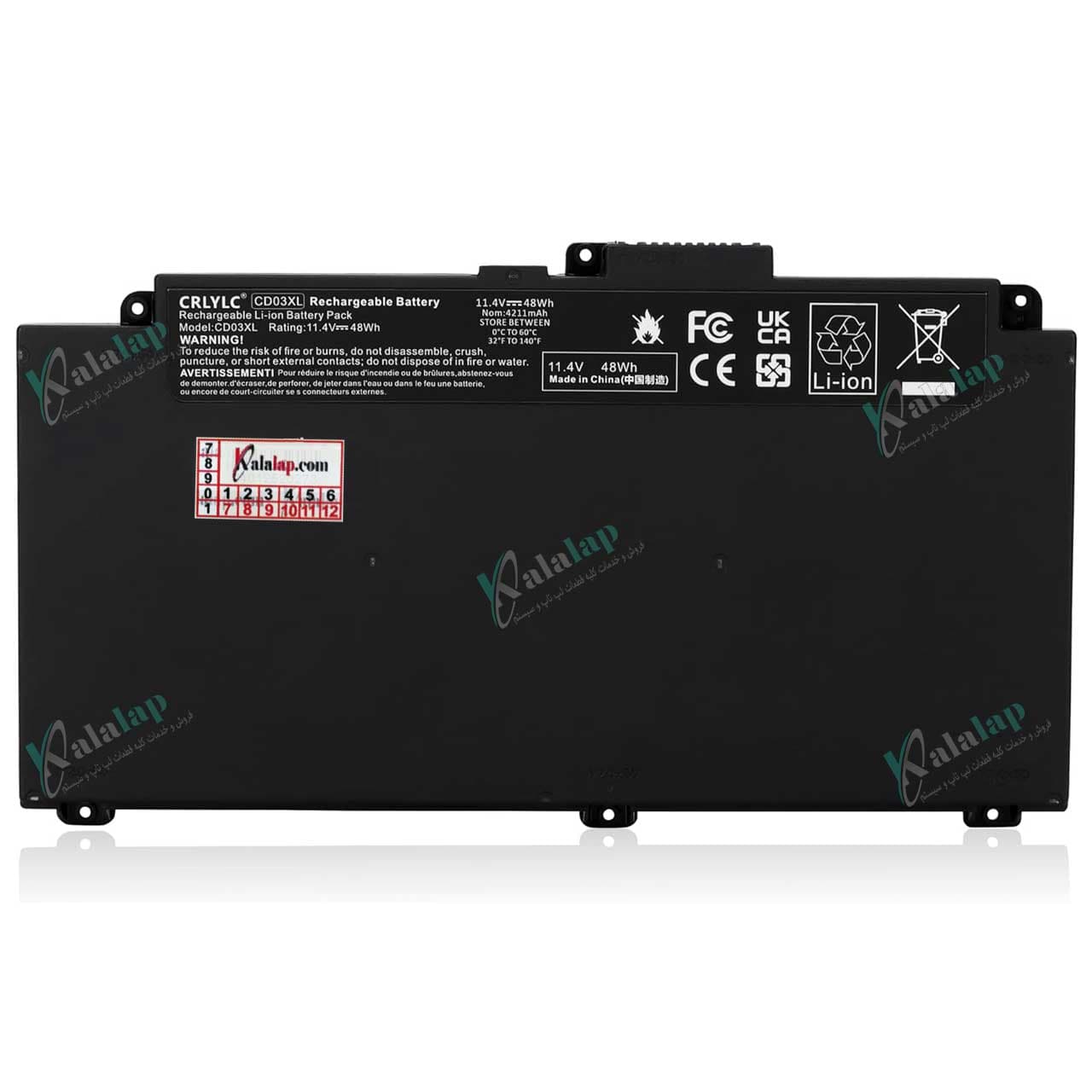 باتری لپ تاپ اچ پی HP ProBook 650 G5 CD03XL — تصویر ۳
