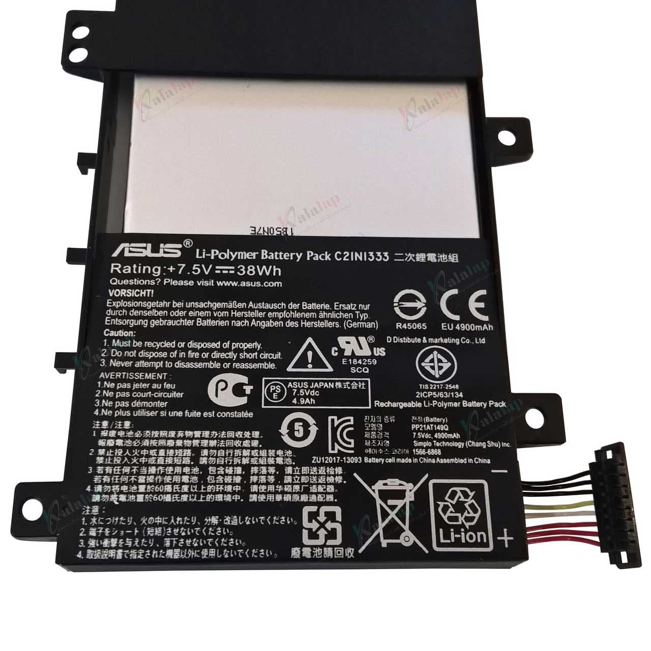 باتری لپ تاپ ایسوس Asus TP550L C21N1333 — تصویر ۷