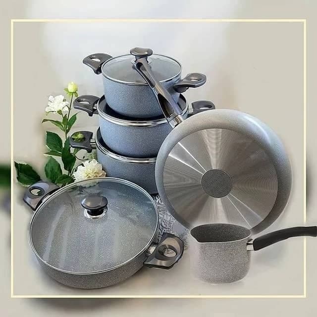 سرویس قابلمه 10 پارچه دو رو گرانیتی زوپینی