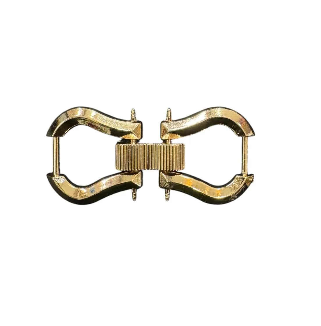سگک تزیینی طلایی طرح موجی کد s1152