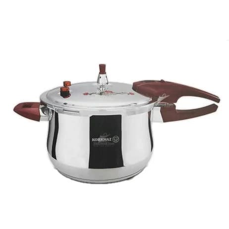 دیگ زودپز 7 لیتر روگازی کرکماز مدل KORKMAZ inox 7L