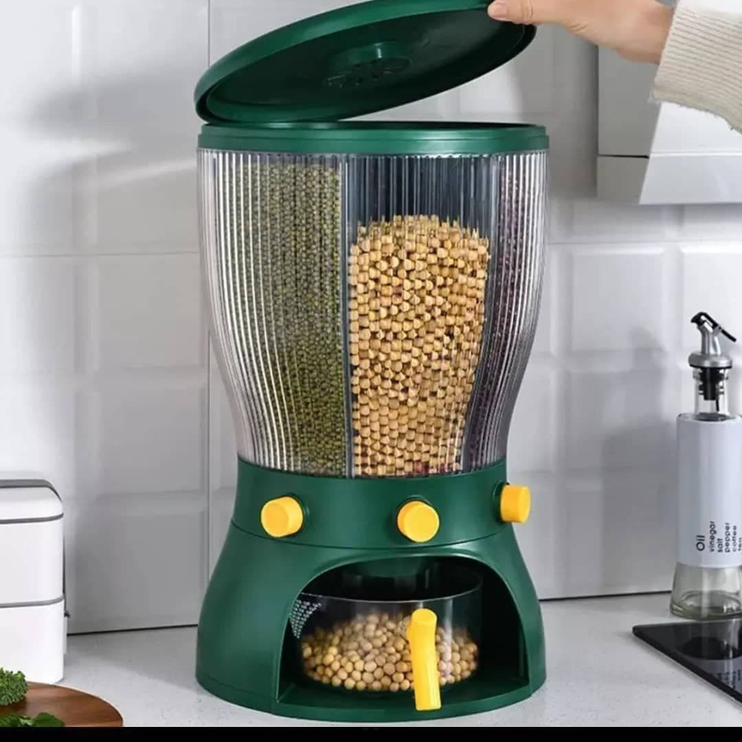 ظرف حبوبات چرخشی 7 کیلویی