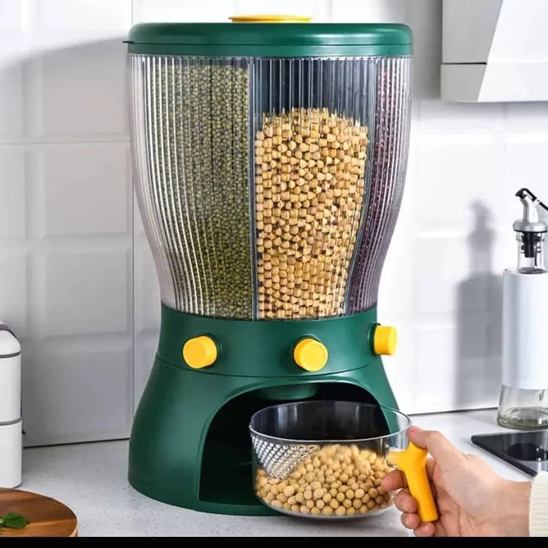 ظرف حبوبات چرخشی 7 کیلویی — تصویر ۷