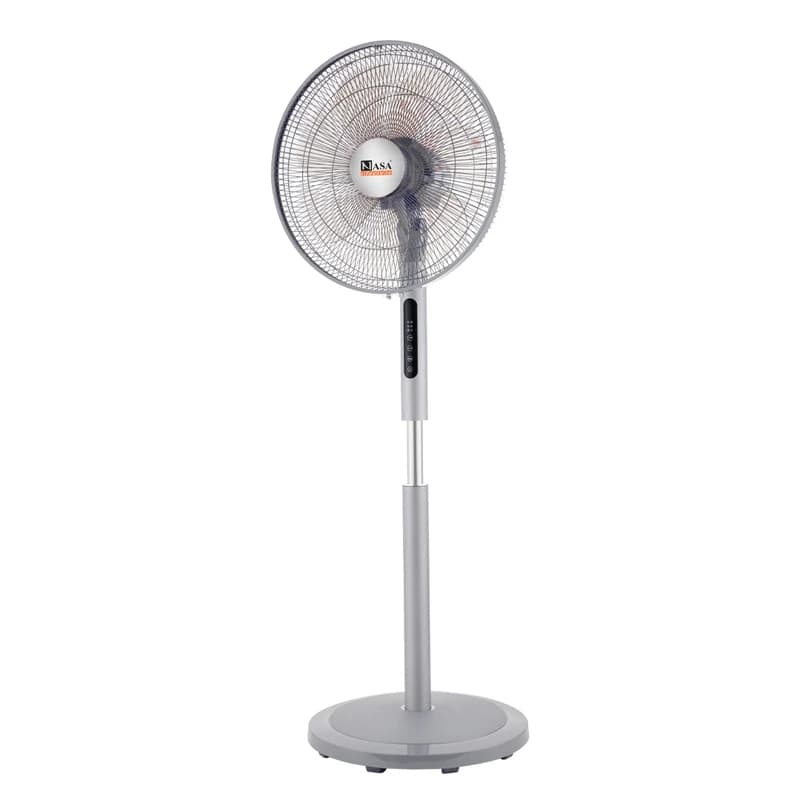 پنکه ایستاده ناسا الکتریک مدل NS-1118 | ریموت کنترل، تایمر ۷.۵ ساعته، تنظیم ارتفاع تا ۱.۳ متر