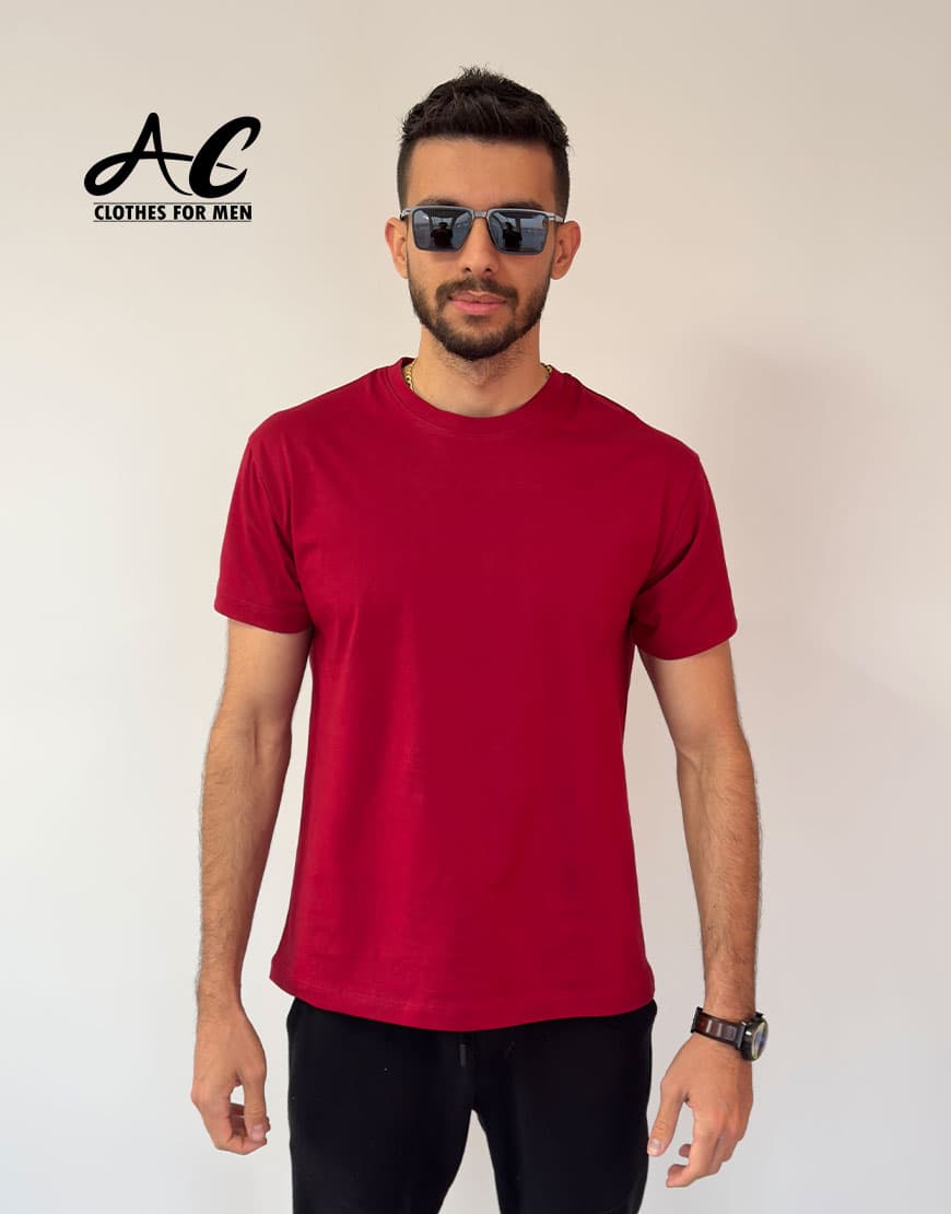 تی شرت آستین کوتاه مردانه کد 3655-AC