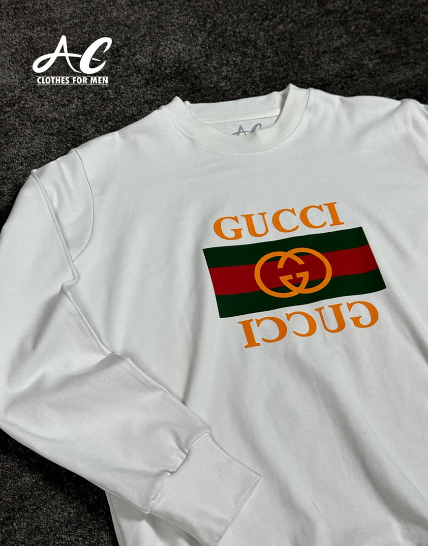 بلوز آستین بلند مردانه یقه گرد گوچی کد GUCCI-AC-4249 — تصویر ۳