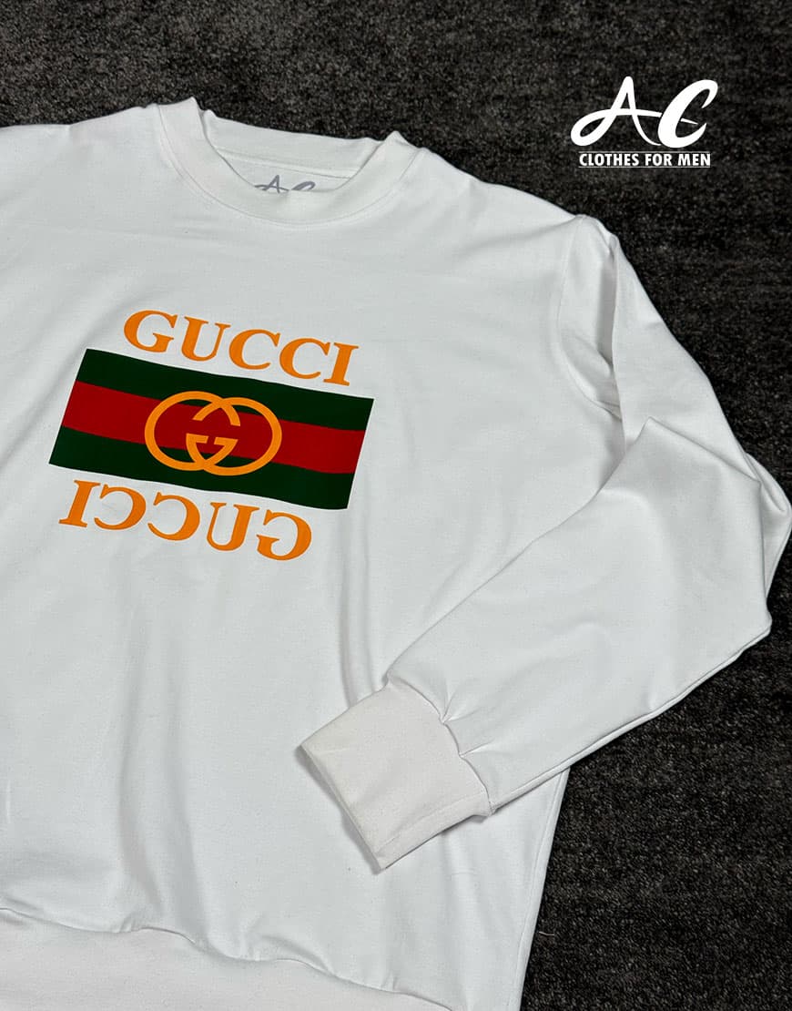 بلوز آستین بلند مردانه یقه گرد گوچی کد GUCCI-AC-4249 — تصویر ۲