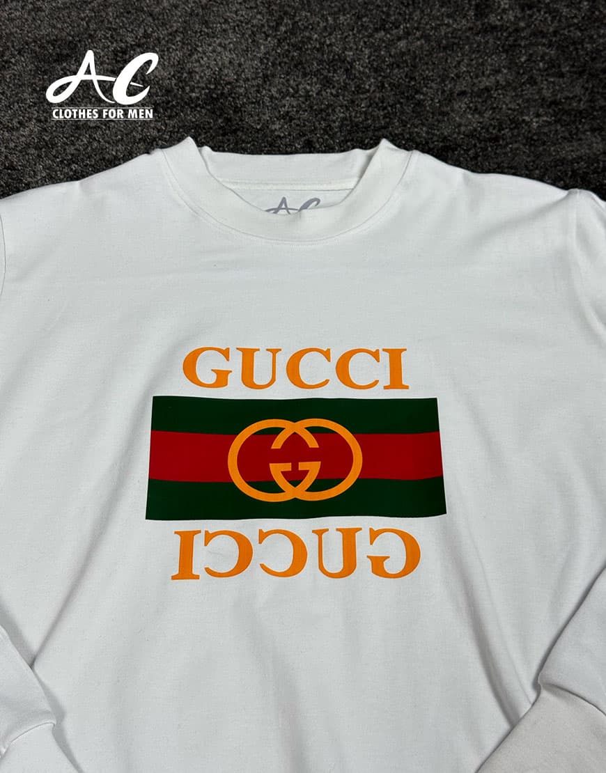 بلوز آستین بلند مردانه یقه گرد گوچی کد GUCCI-AC-4249 — تصویر ۴