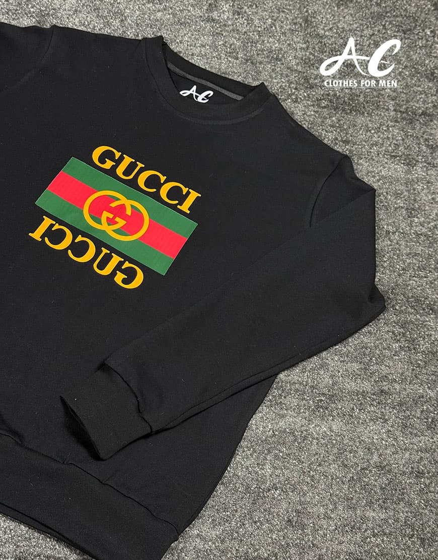 بلوز آستین بلند مردانه یقه گرد گوچی کد GUCCI-AC-4245 — تصویر ۲
