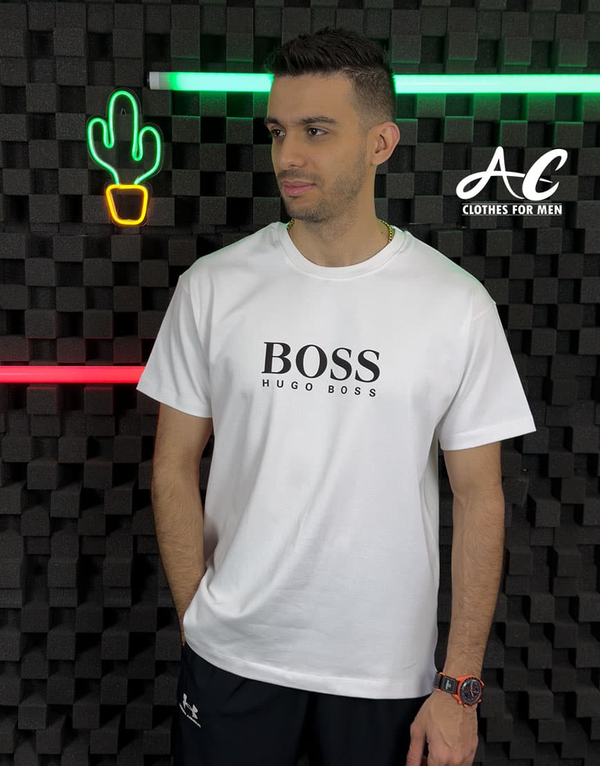 تی شرت آستین کوتاه مردانه هوگو باس HUGO BOSS T-Shirt-AC-53298