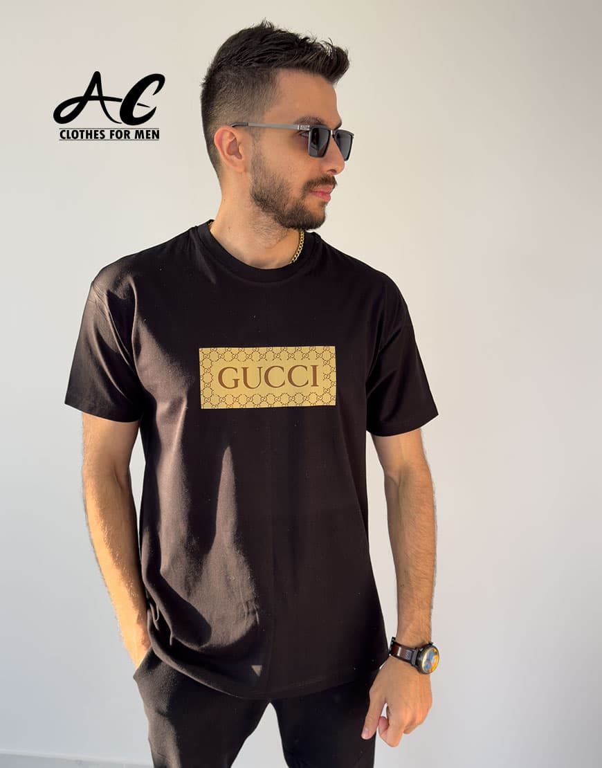 تی شرت آستین کوتاه مردانه گوچی GUCCI-AC-3358