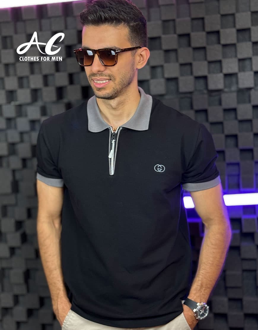 پولوشرت آستین کوتاه مردانه گوچی GUCCI-AC-8028