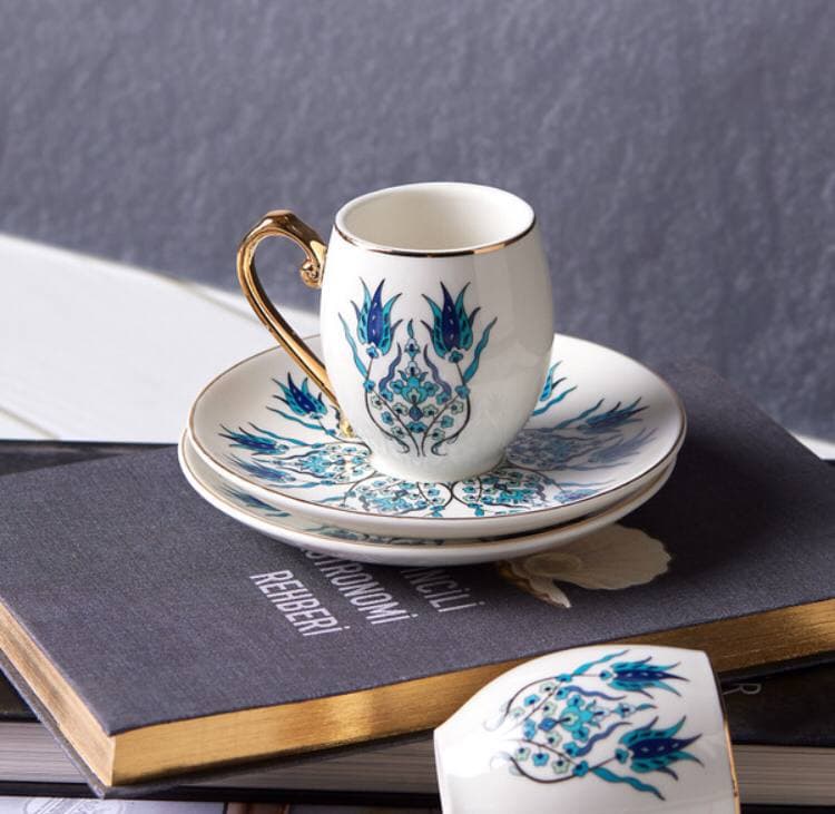 ست فنجان قهوه خوری کاراجا مدل iznik
