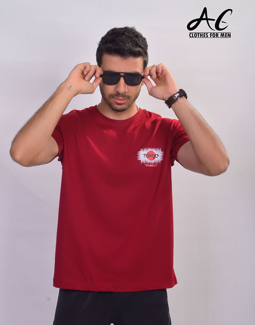 تی شرت آستین کوتاه مردانه کد AC-8117