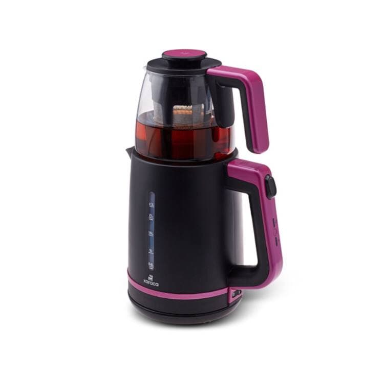 چاییساز برقی کاراجا مدل Maxi Tea سرخابی — تصویر ۵
