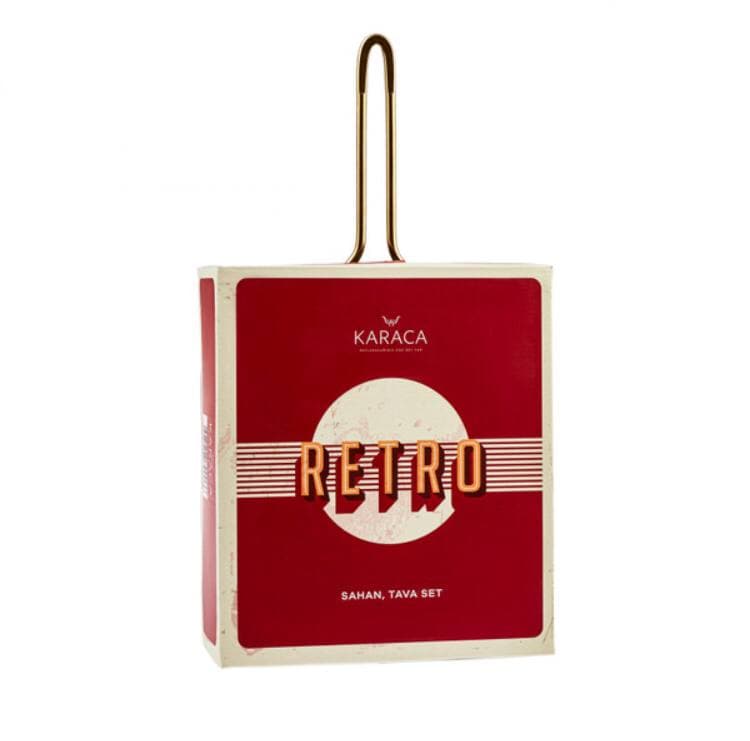 ست تابه و ماهیتابه کاراجا مدل Retro قرمز — تصویر ۶