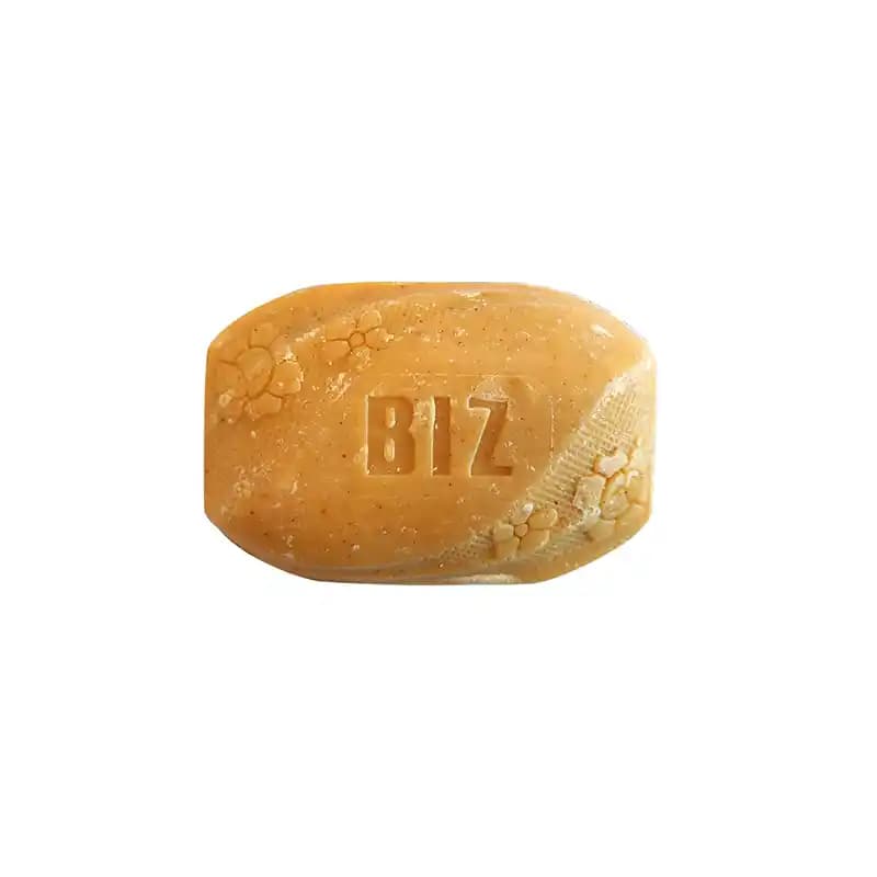 صابون زردچوبه بیز (Biz) پک 3 عددی مناسب دست و صورت — تصویر ۲