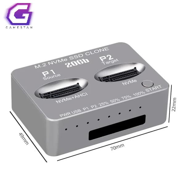 داپلیکیتور SSD سرعت بالا مدل Type-C NVMe M.2 Duplicator — تصویر ۵
