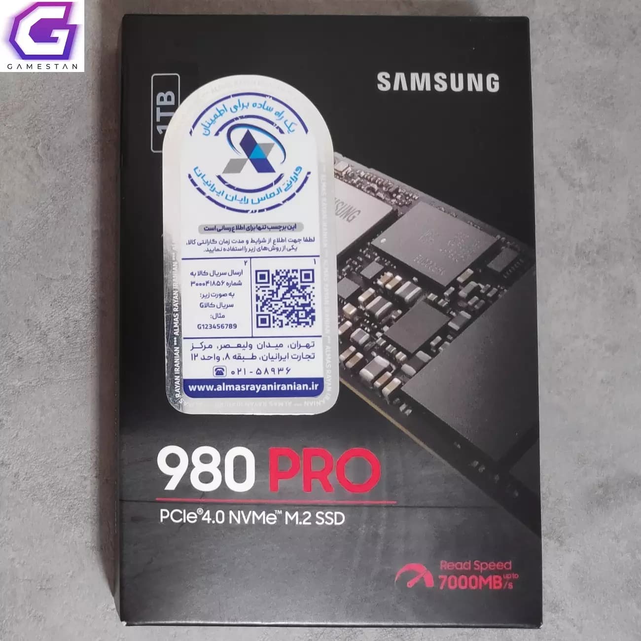 اس اس دی سامسونگ Samsung 980 PRO NVMe SSD 1TB – کار کرده — تصویر ۳