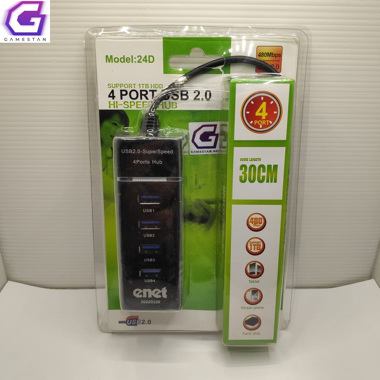هاب چهار پورت USB 2.0 مدل 24D