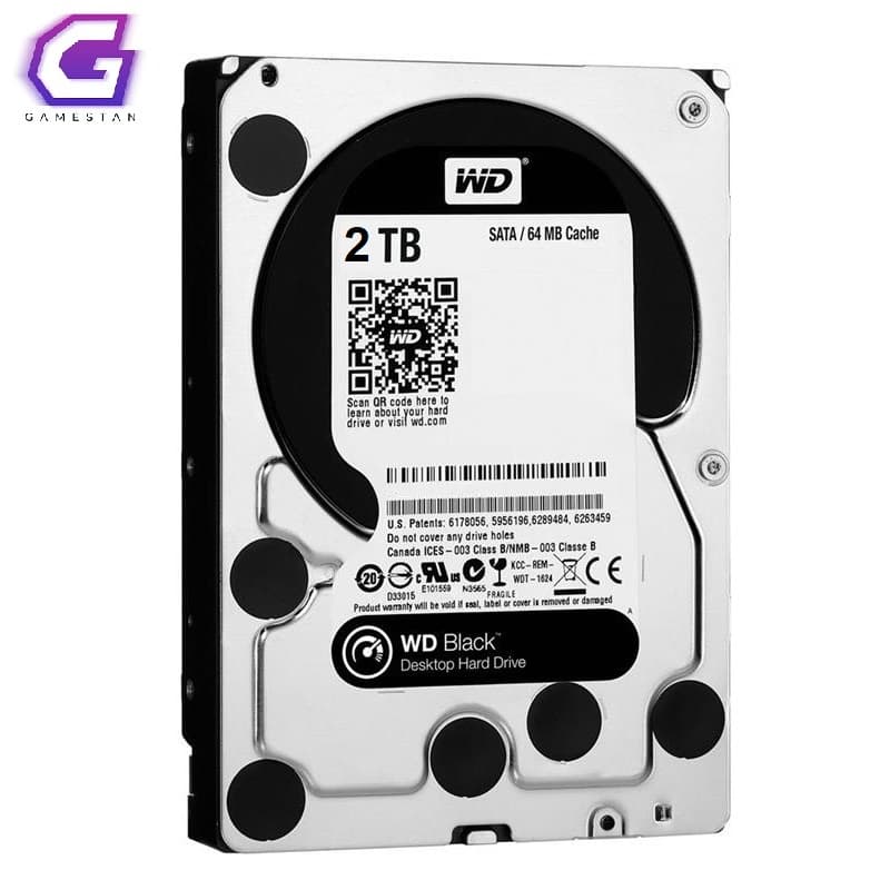 هارد دیسک اینترنال وسترن دیجیتال Western Digital SATA III Black 2TB – کار کرده