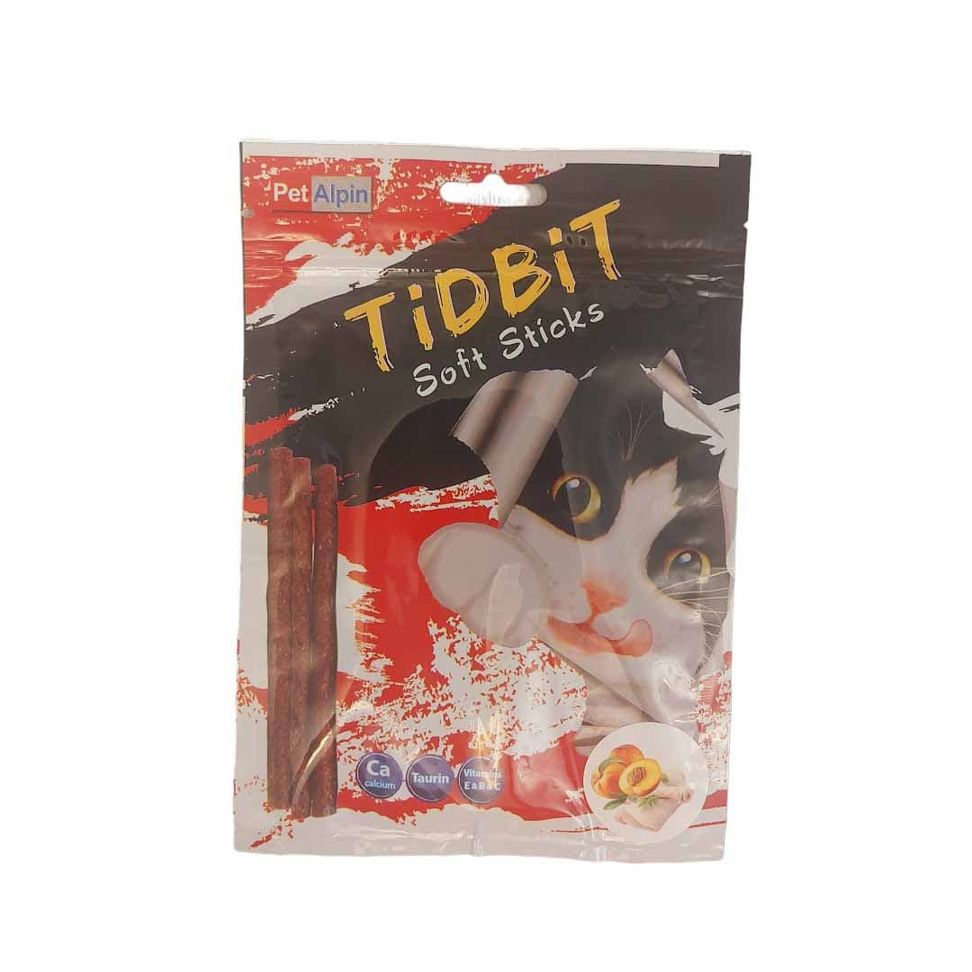 تشویقی گربه اسنک مدادی نرم برند TiDBiT