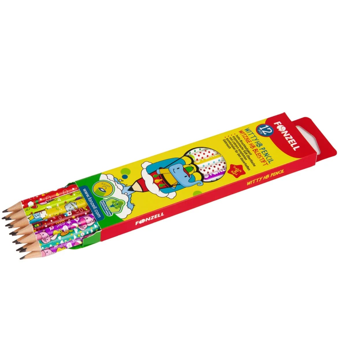 بسته ی 4 عددی مداد مشکی فونزل کد 685033 (fonzell) — تصویر ۳