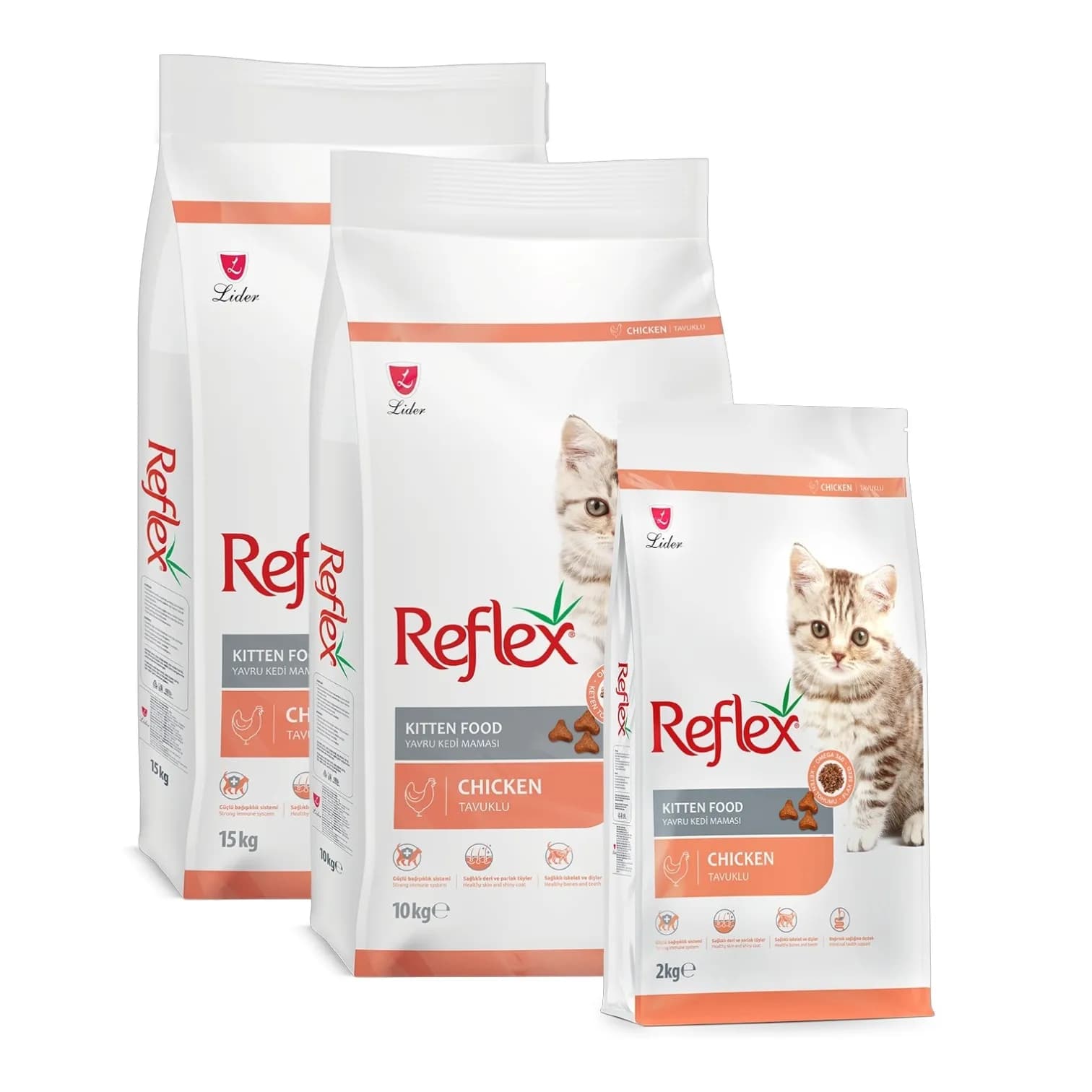 غذای خشک بچه گربه برند Reflex مدل KITTEN Chicken