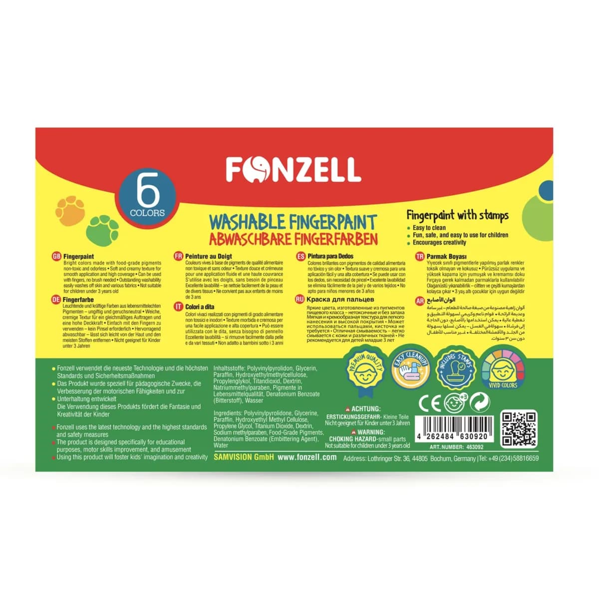 رنگ انگشتی 6 رنگ فونزل کد 685092 (fonzell) — تصویر ۸
