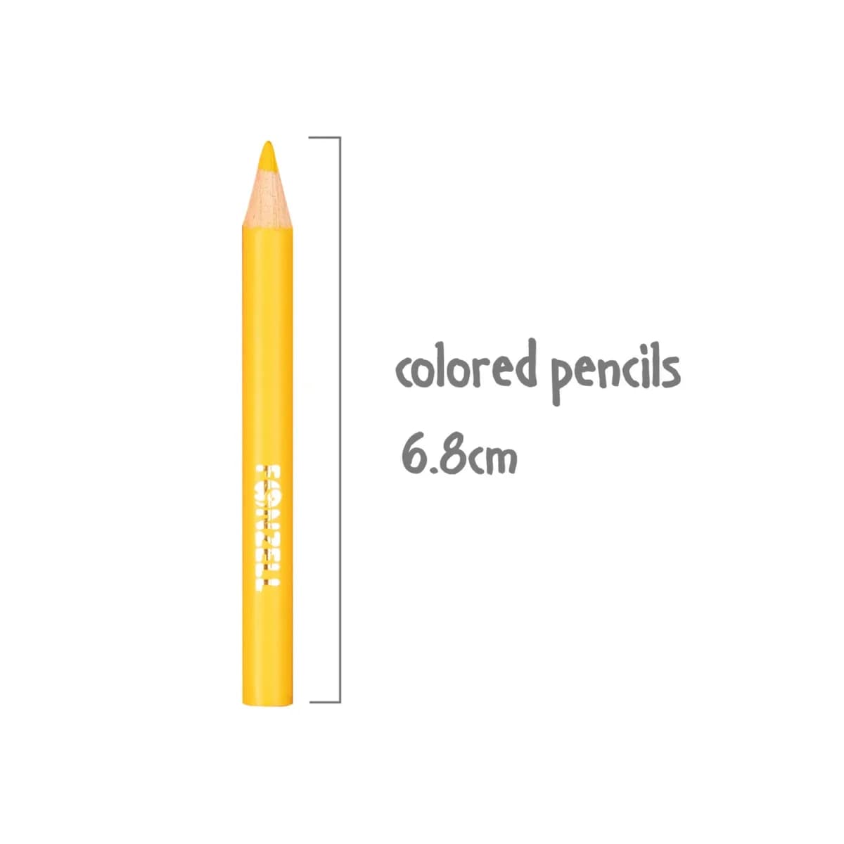 مداد رنگی مینی 6 رنگ فونزل کد 685074 (fonzell) — تصویر ۶
