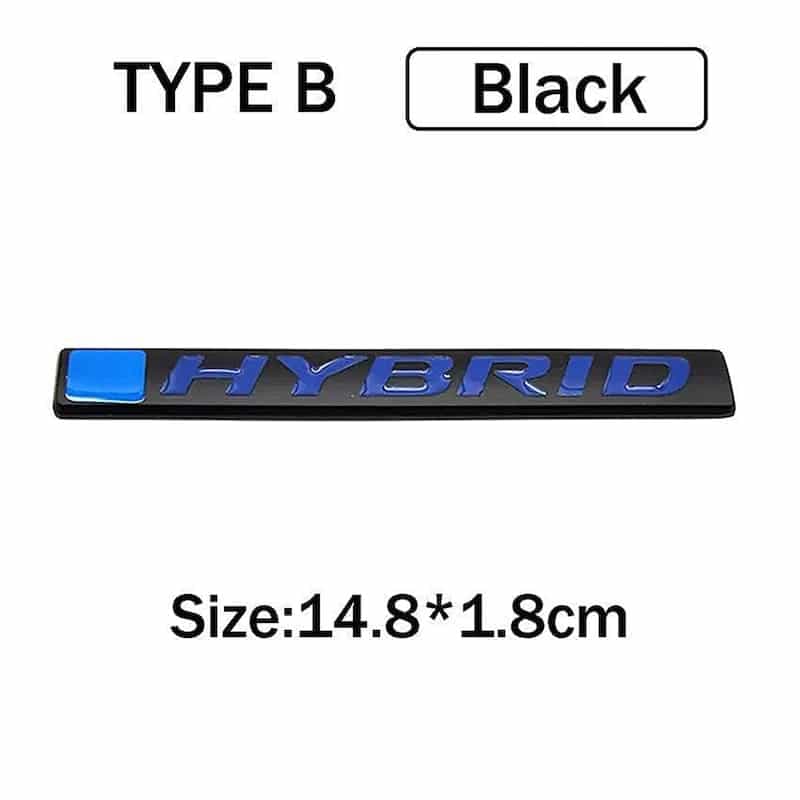 آرم استیل هیبرید HYBRID مشکی آبی — تصویر ۴