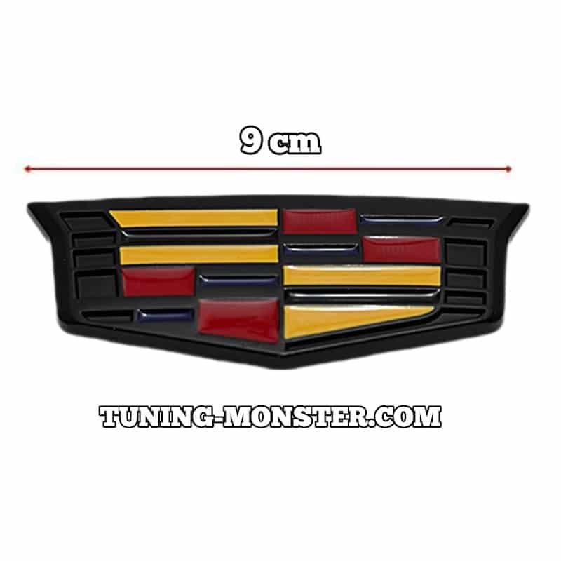 آرم فلزی Cadillac Escalade مشکی 9CM — تصویر ۲