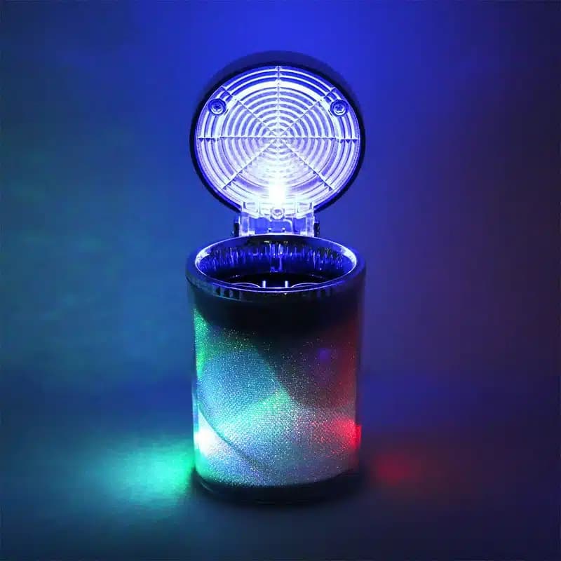 زیرسیگاری خودرو رقص نور دار RGB — تصویر ۵