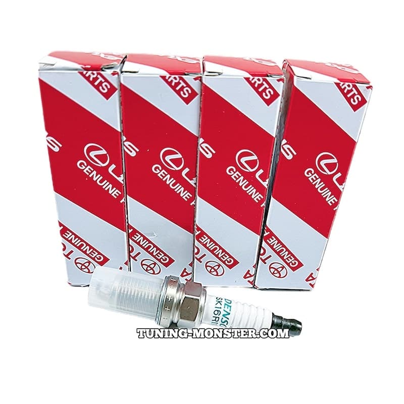 شمع پایه کوتاه دنسو ایریدیوم SK16R11 سوزنی کد 9091901240 جنیون پارت تویوتا — تصویر ۷