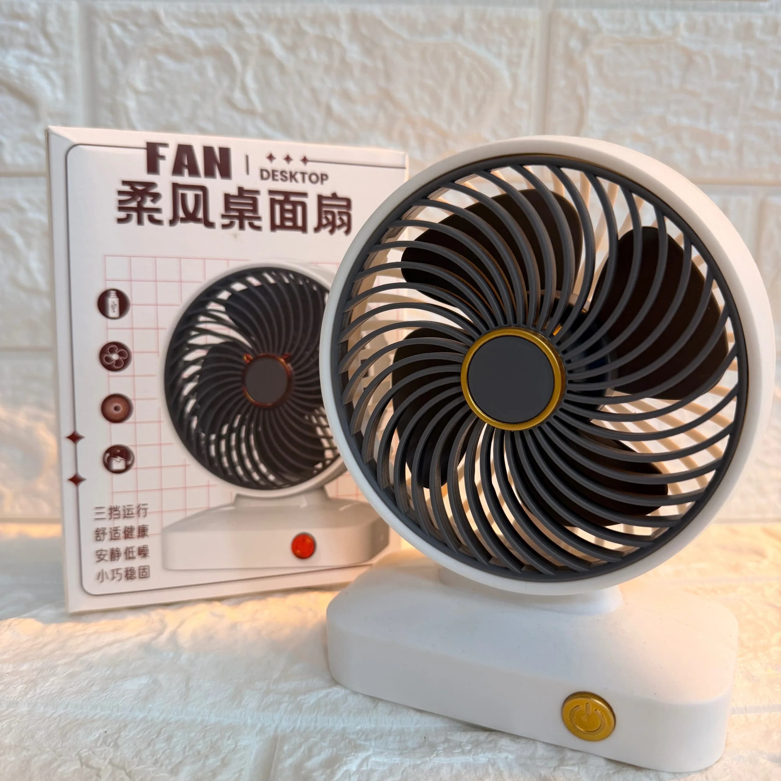 مینی پنکه رومیزی شیک و بی صدا Desktop Fan