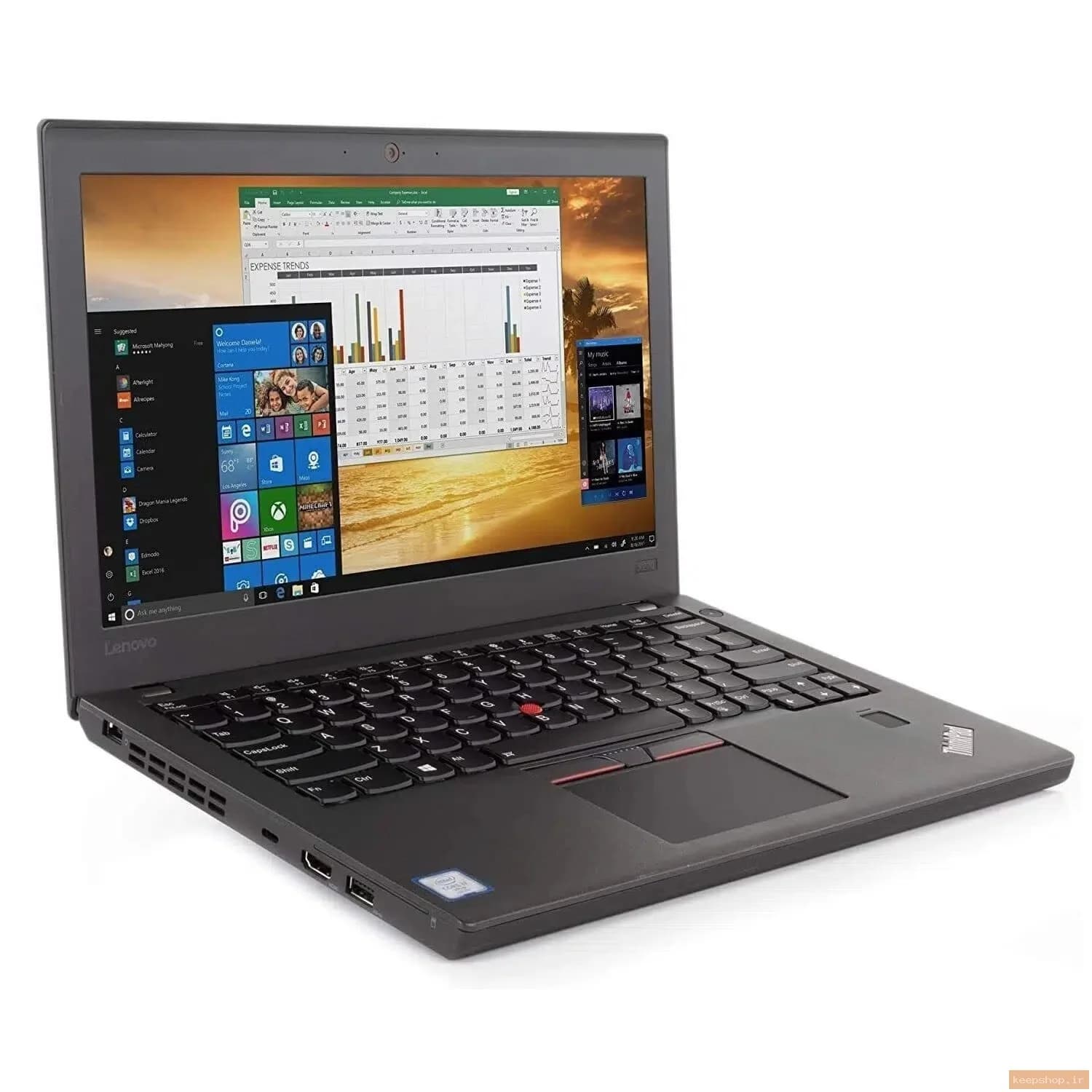 لپ تاپ استوک لنوو LENOVO Thinkpad X270 i5 6th Gen 8Gb RAM 256Gb SSD