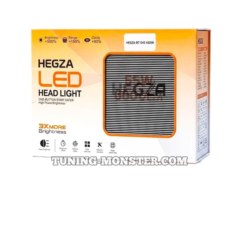 هدلایت D2S هگزا HEGZA سری BT 6000K — تصویر ۶