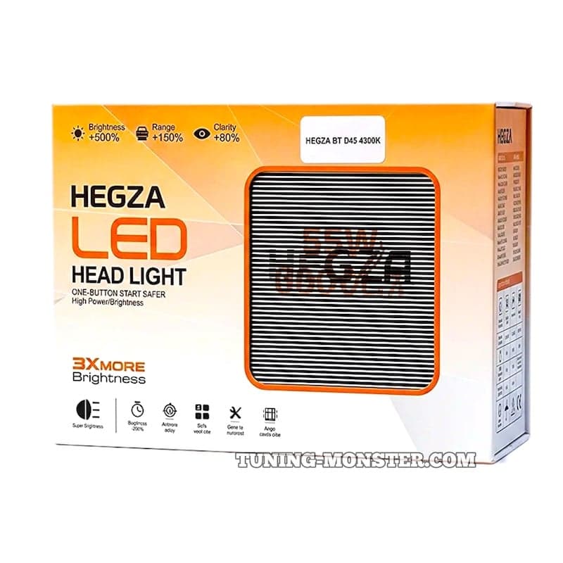 هدلایت D1S هگزا HEGZA سری BT 4300K — تصویر ۴